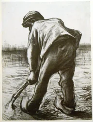 Digging Peasant, Seen from the Rear